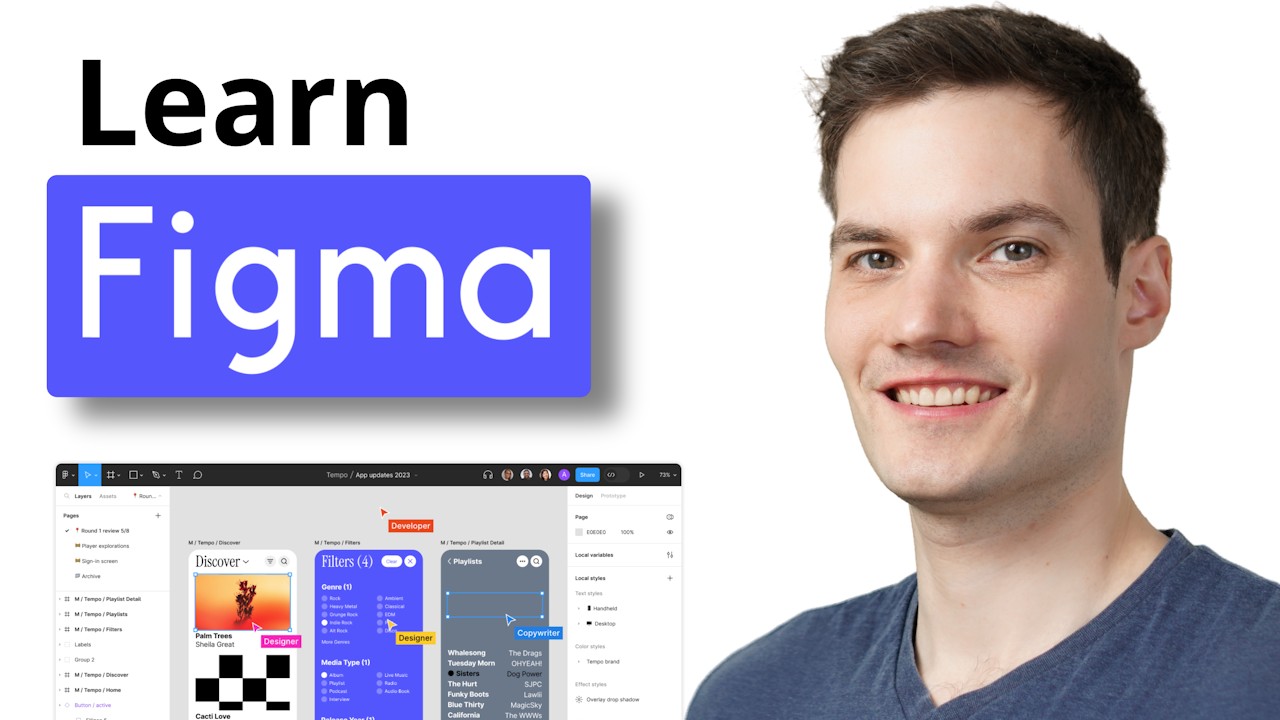 Learn Figma - UI/UX Design Essential Training